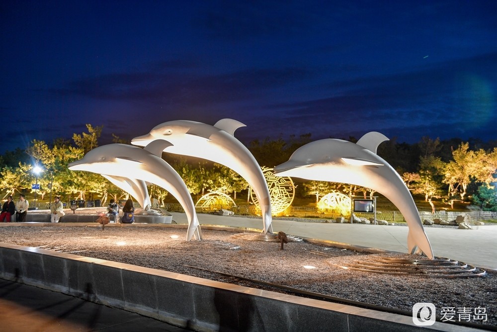 小麦岛夜景再出圈_腾讯新闻