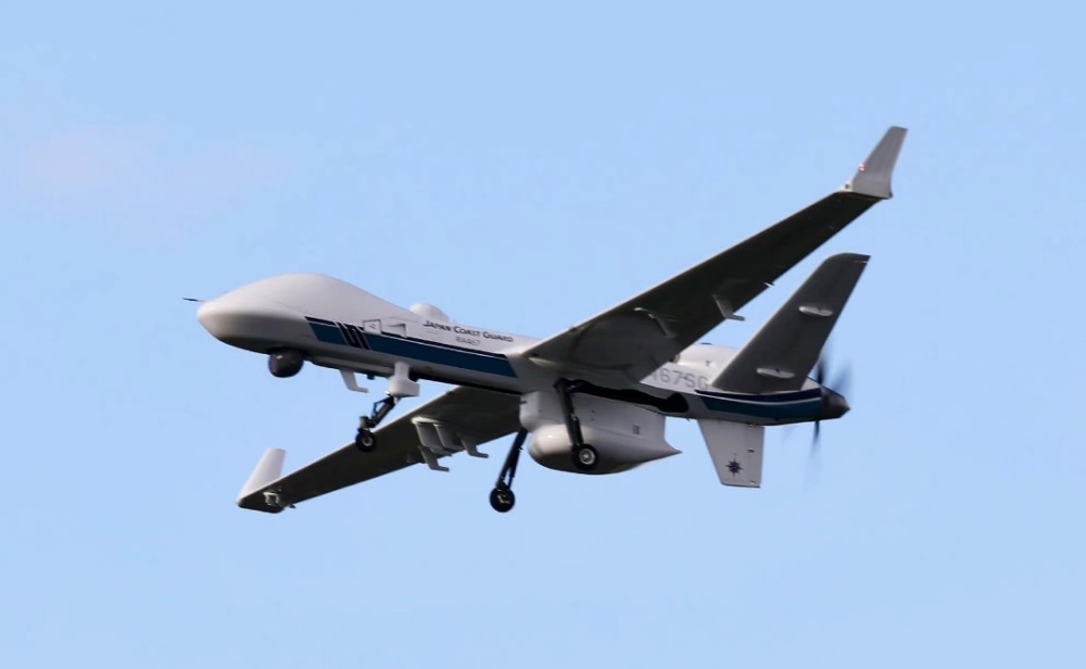 日本mq9b无人机开始执行任务,明知比不过中国,也要硬头皮替美国顶上