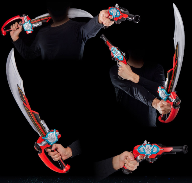 海贼战队豪快者豪快弯刀与豪快枪纪念版公开还原剧中的大比例