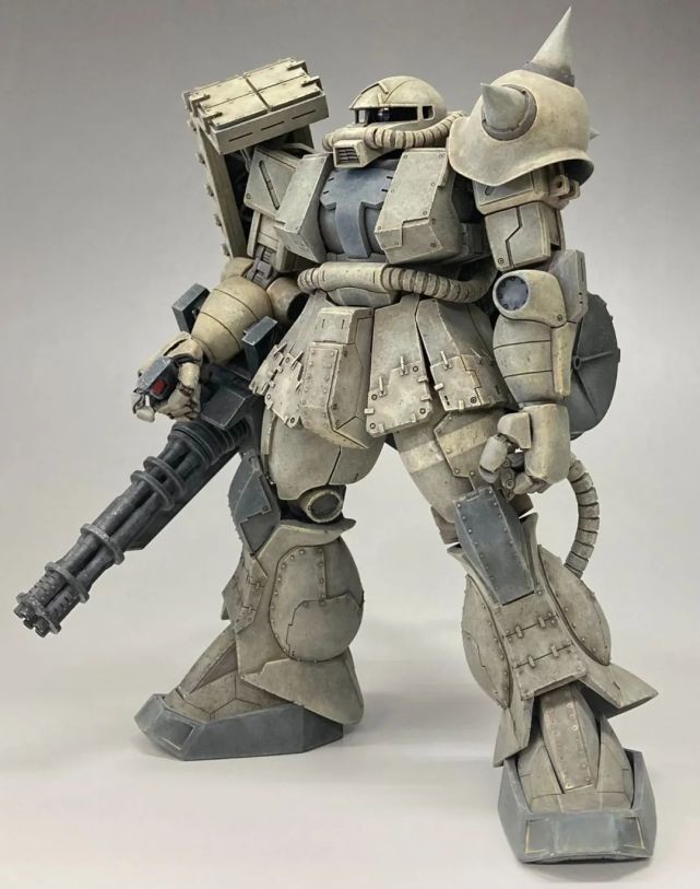 改造&旧化,这台扎古的质感绝了!