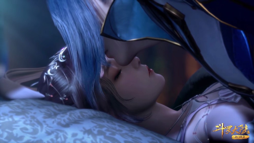 斗罗:唐三帮小舞脱掉水晶高跟鞋,还亲吻小舞额头,双枕大床好评_腾讯