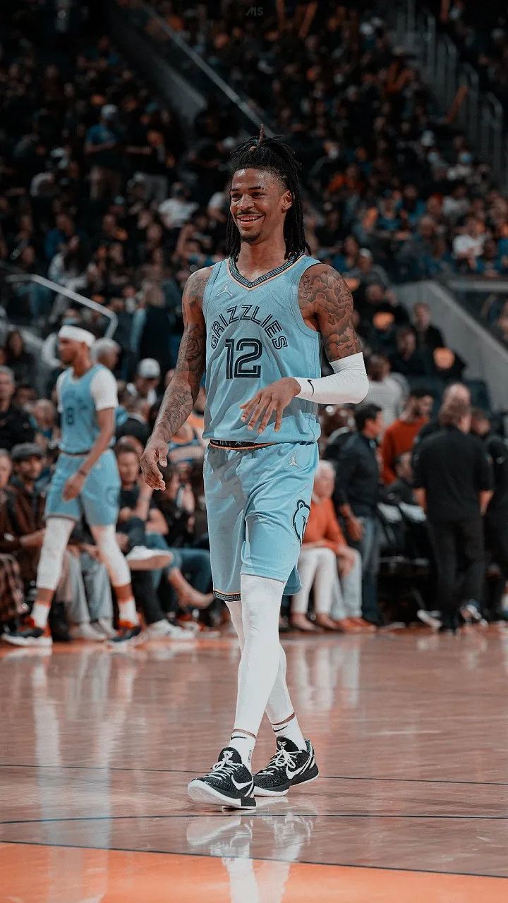 莫兰特疯狂49分创nba开赛新高,送上50张帅气壁纸!_腾讯新闻