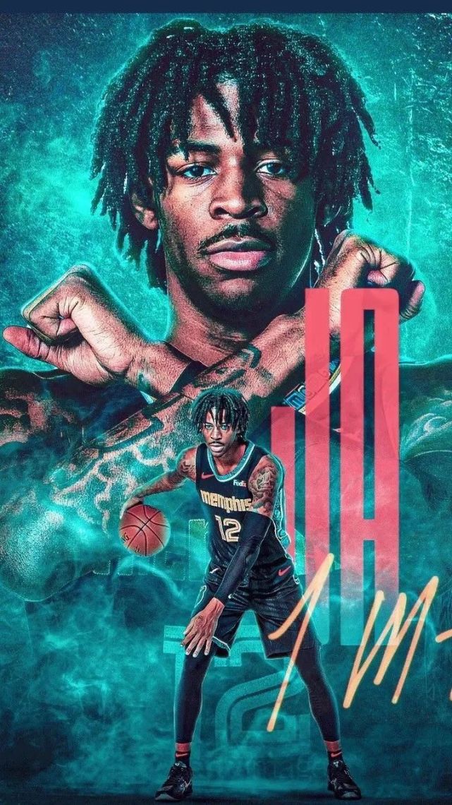 莫兰特疯狂49分创nba开赛新高,送上50张帅气壁纸!