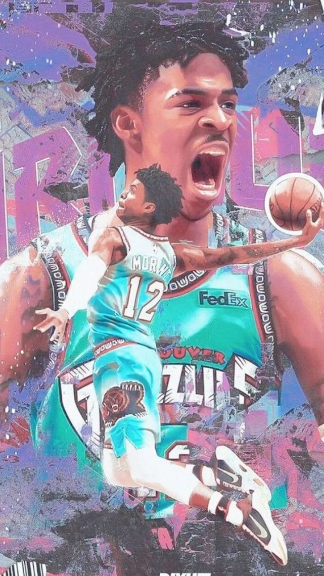 莫兰特疯狂49分创nba开赛新高,送上50张帅气壁纸!