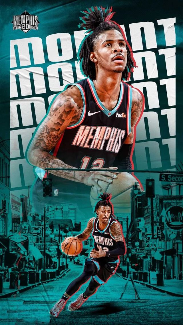 莫兰特疯狂49分创nba开赛新高,送上50张帅气壁纸!