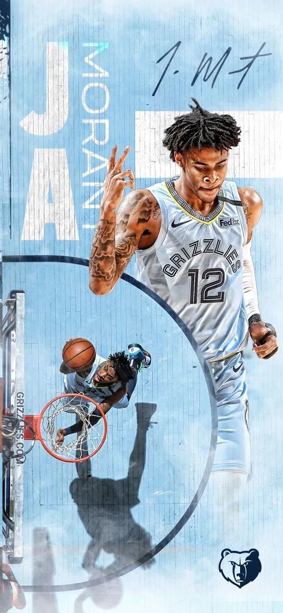 莫兰特疯狂49分创nba开赛新高,送上50张帅气壁纸!