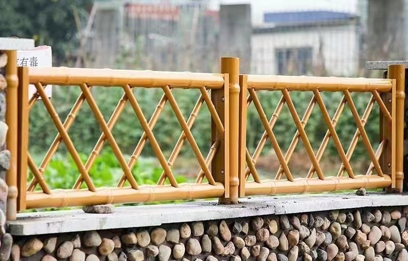 不锈钢仿竹护栏新农村竹节篱笆绿色围栏_腾讯新闻