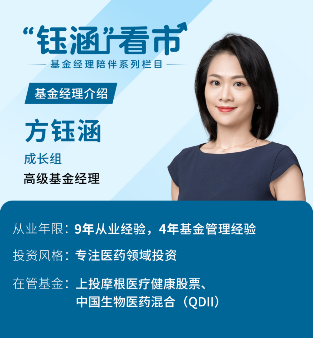 上投摩根基金方钰涵医药近期反弹要崛起了吗