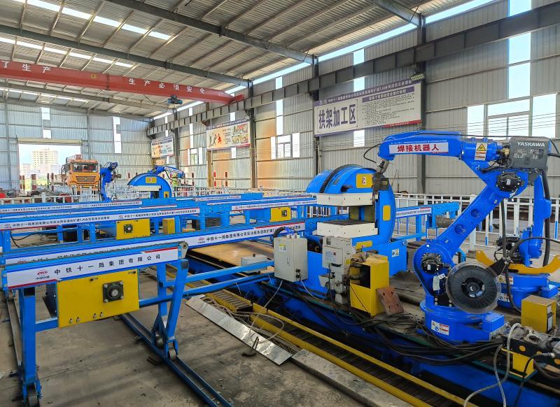 公路隧道施工智能化机械化深汕西改扩建项目打造钢拱架全自动生产线