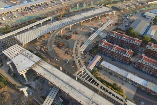 1136榀淄博快速路鲁山大道项目制梁任务圆满完成