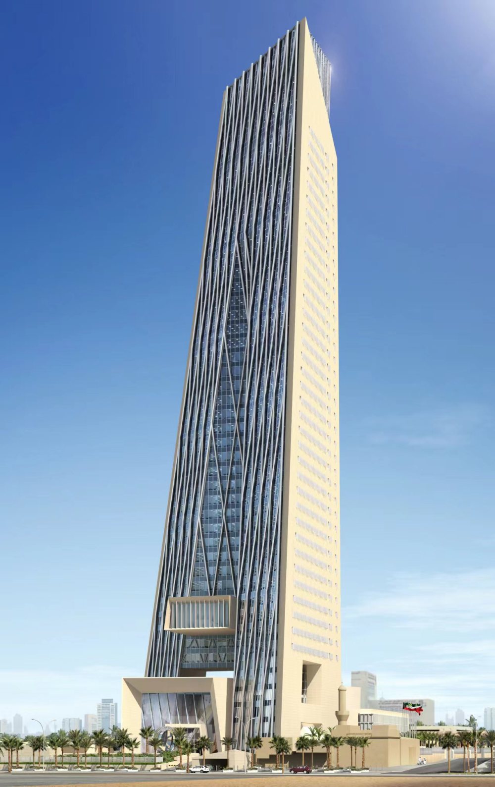 科威特中央银行新总部大楼:向世界展示科威特重建信心_腾讯新闻