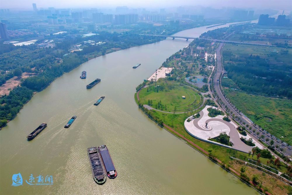 河清岸绿春好处京杭大运河宿迁段生态环境换新颜侧记河清岸绿春好处京