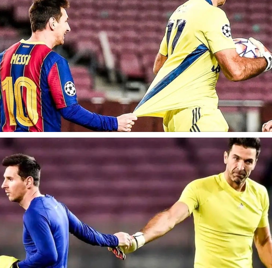 让梅西主动交换球衣的三大足球运动员