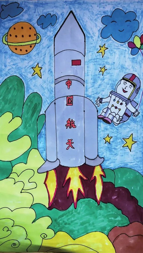 梦想启航看天宫课堂如何点燃小画师们的航天梦