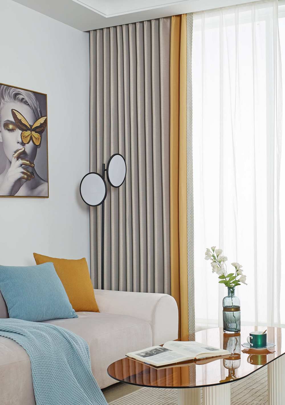 入冬以后,暖色窗帘怎么选?