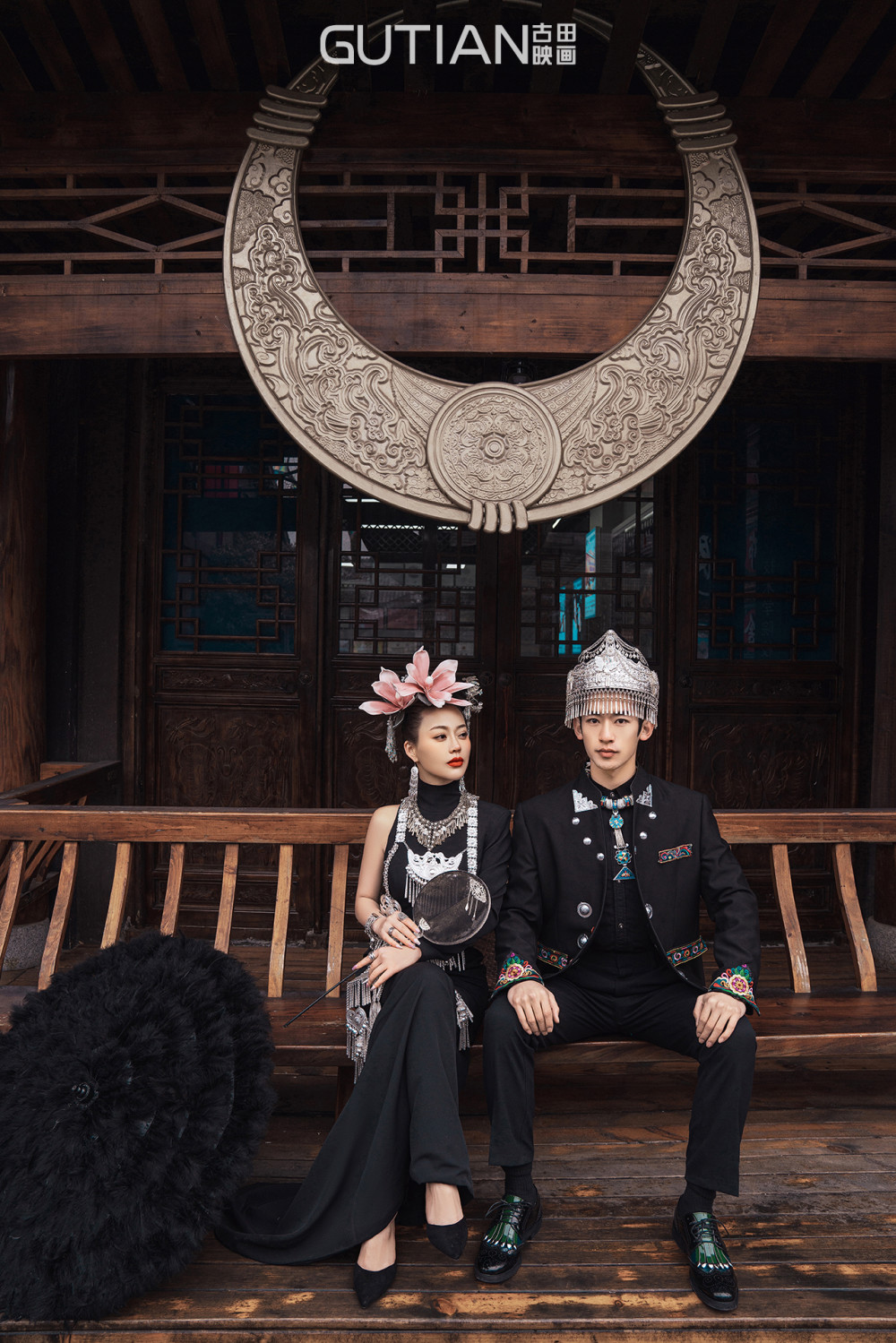 民族风婚纱照-古田映画:世事千帆过,前方终会是温柔和月光