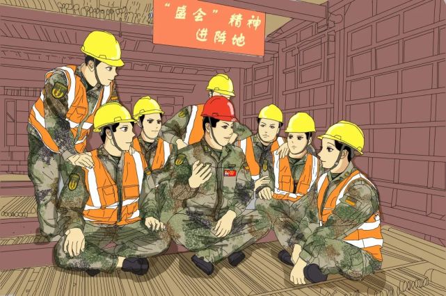 一组漫画,看导弹工程兵的学习热情