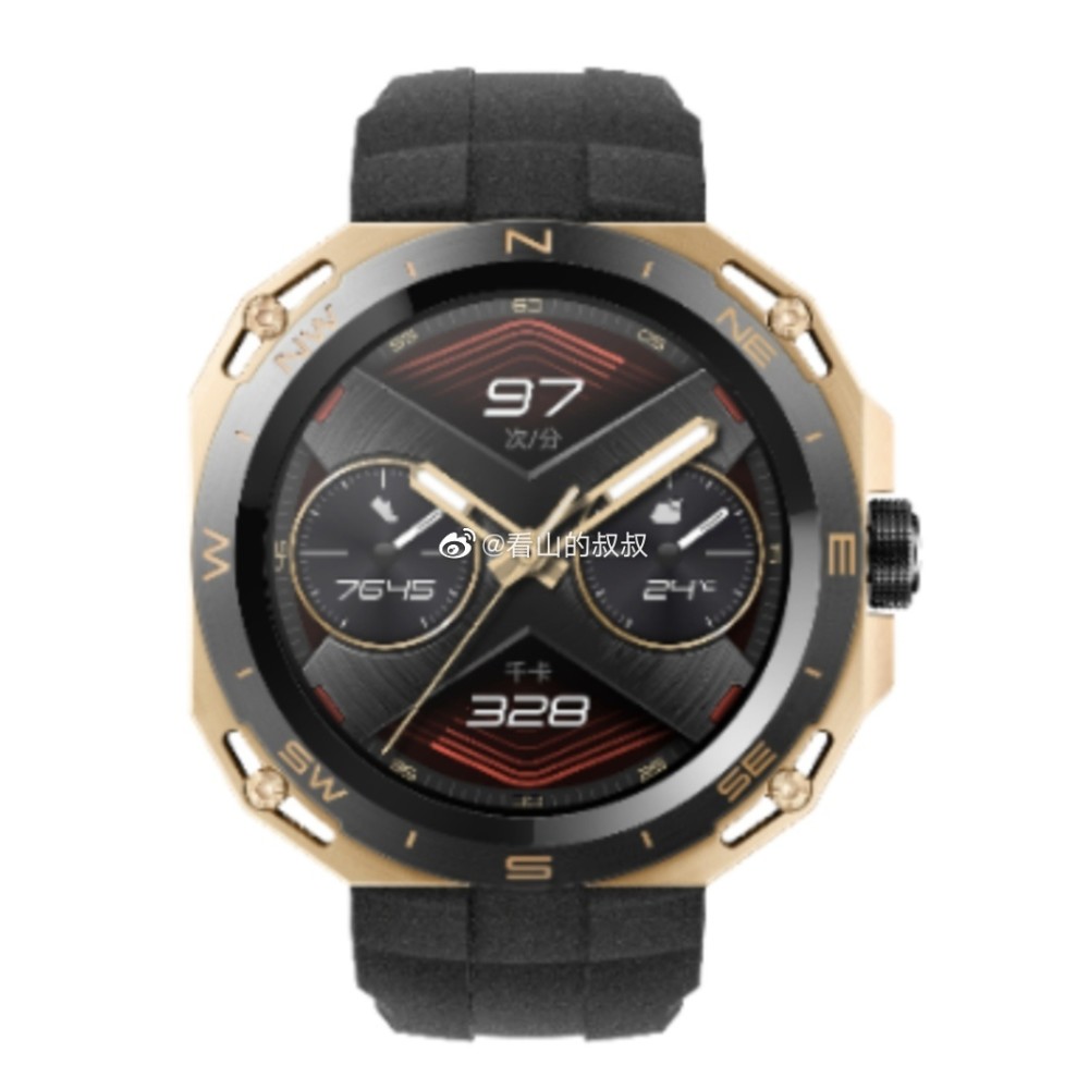 华为watch gt cyber 手表外观图曝光,表壳表冠想换就换_腾讯新闻