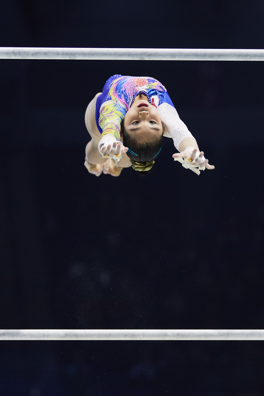 新华社记者 孟鼎博 摄11月5日,中国选手罗蕊在比赛前出场,最终她获得