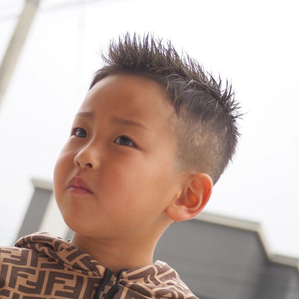 最帅气的小男孩发型19款,很百变有型,家有儿子的妈妈请收藏插图5