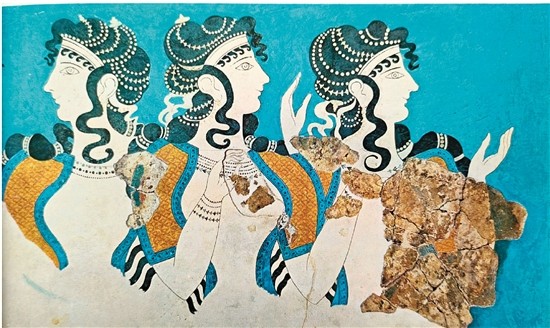 希腊壁画人神共存