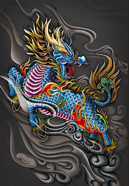 才知道原来麒麟是中国古代神话中的一种瑞兽,与龙,凤,龟,貔貅并称五大