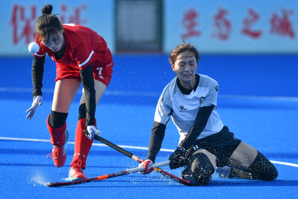 体育曲棍球全国女子锦标赛辽宁队胜天津队2