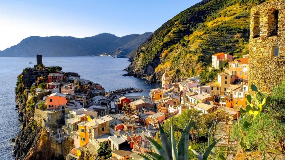 悦景当我们面朝大海记意大利cinqueterre五渔村