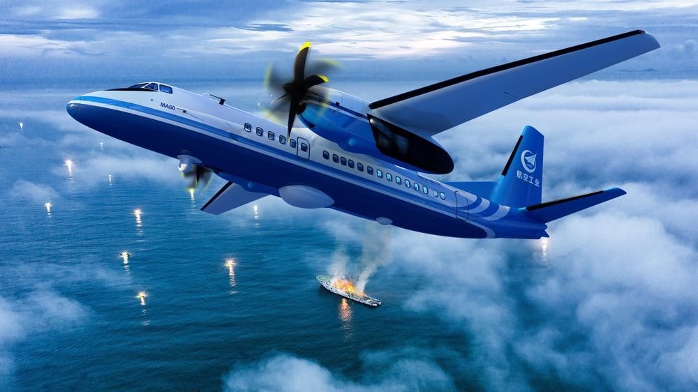 "新舟"60搜救机首次亮相中国航展_腾讯新闻