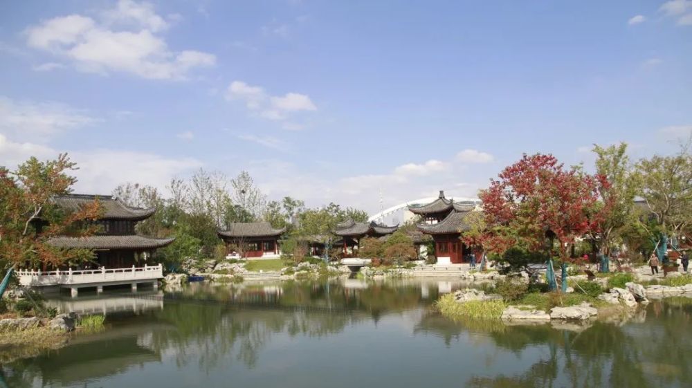 上海世博文化公園中,藏著一座獨具江南園林文化特色的園中園——申園