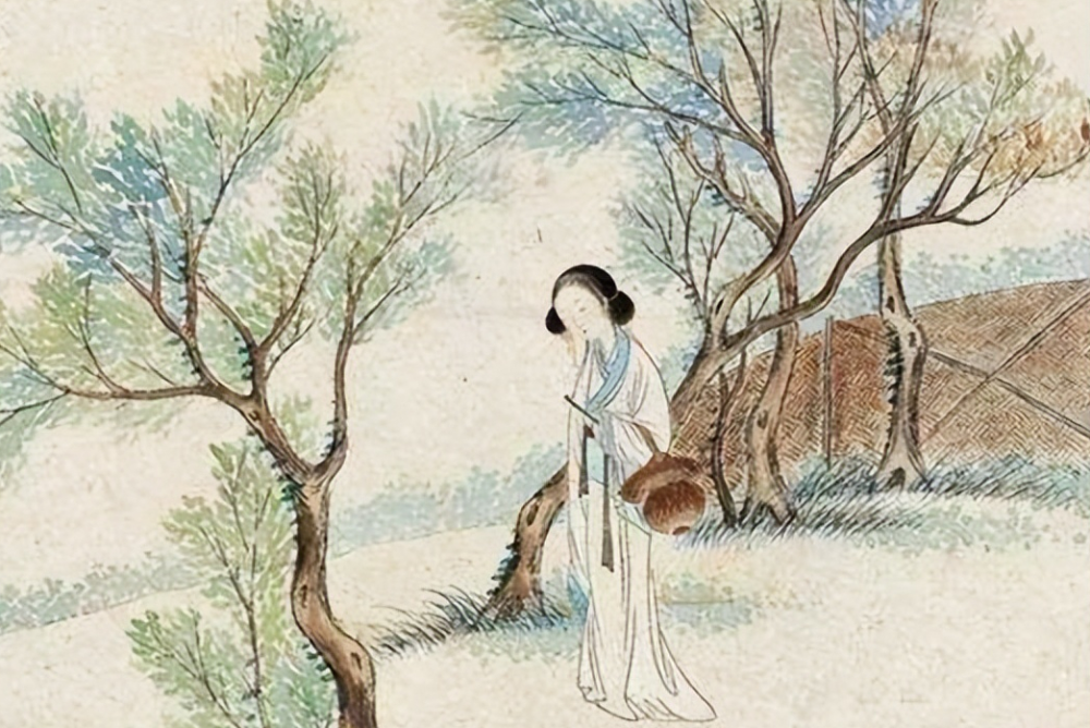 诗经之美无处不在,《采蘩》仅用16字,女子的动态美就跃然纸上