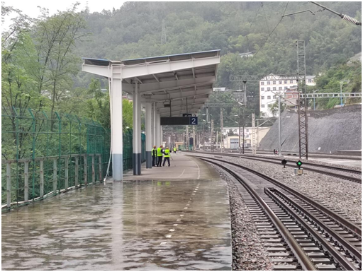 紫阳站站台改造交付验工,"动车组时代"即将到来!【959关注】