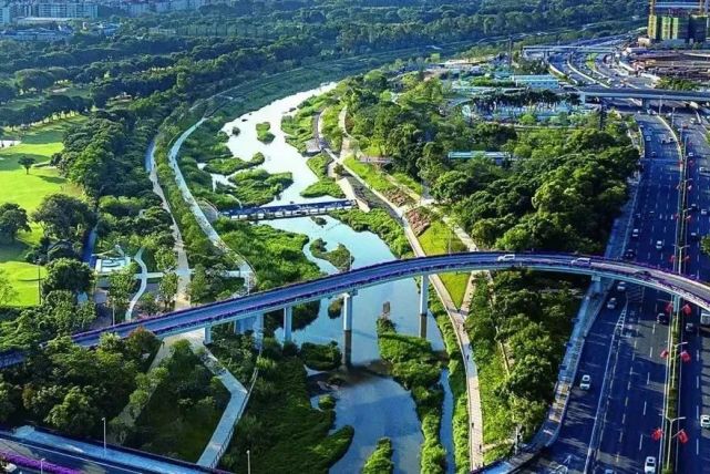 大沙河生态长廊新增3处便民服务设施-腾讯新闻