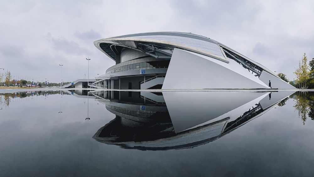 迎接科博会绵阳国际会展中心变装图集