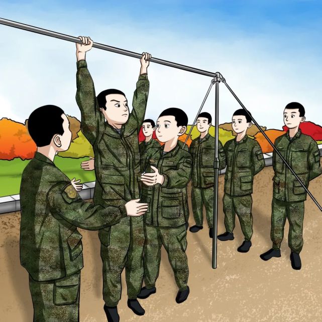 漫画军营:兵之初,有一种青春叫当兵-腾讯新闻