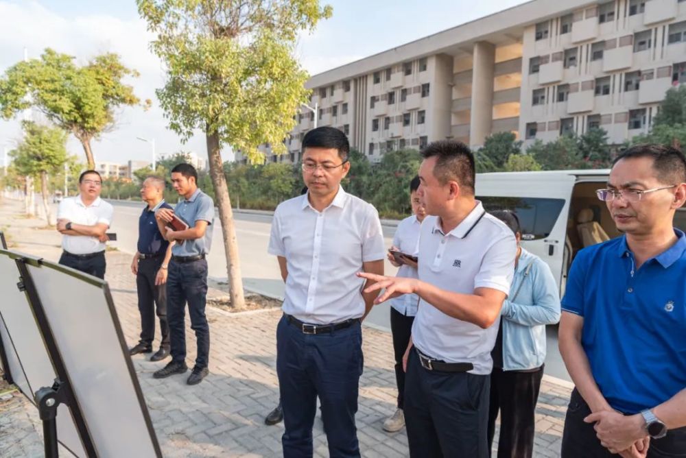 南安市领导调研片区更新改造和重点项目建设