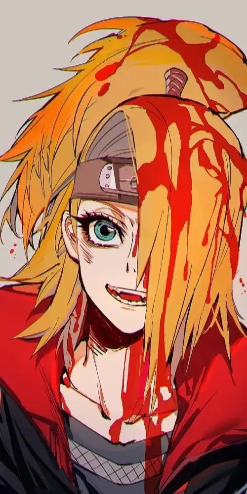 精选火影忍者晓组织迪达拉帅气可爱手机壁纸20张