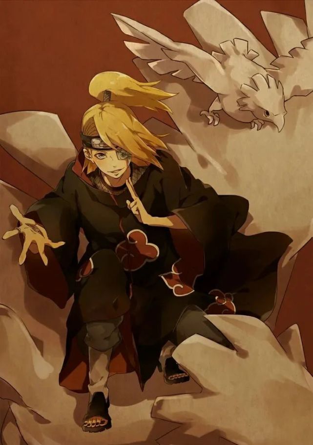 精选火影忍者晓组织迪达拉帅气可爱手机壁纸20张