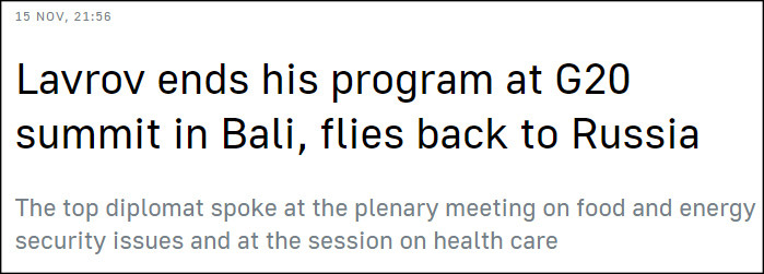 俄外长拉夫罗夫结束G20行程，提前返回俄罗斯牛肚片的做法