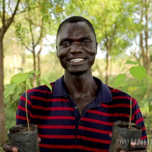 气候行动者26岁的南苏丹难民奥皮拉正在乌干达的坎帕拉度过大学生活的