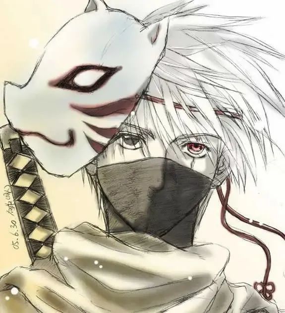 火影忍者旗木卡卡西帅气可爱头像20个