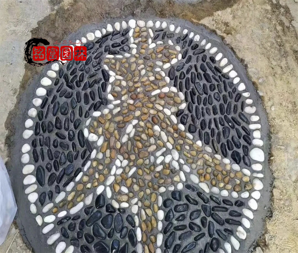 肇庆鹅卵石造景石广东园艺石庭院小路布景石砂砾石基地_腾讯新闻