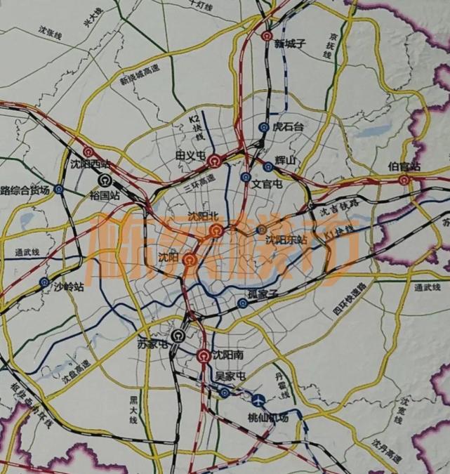 沈阳最新综合立体交通网规划出炉,四环将平改立,五环有望形成
