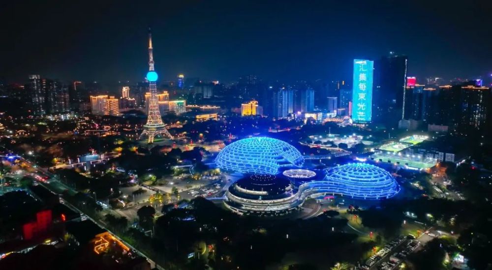 佛山禅城夜景图片