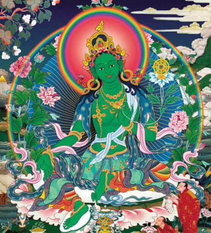 女性本尊二十一度母温暖沁人心脾