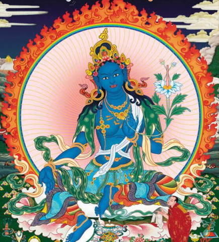 女性本尊二十一度母温暖沁人心脾