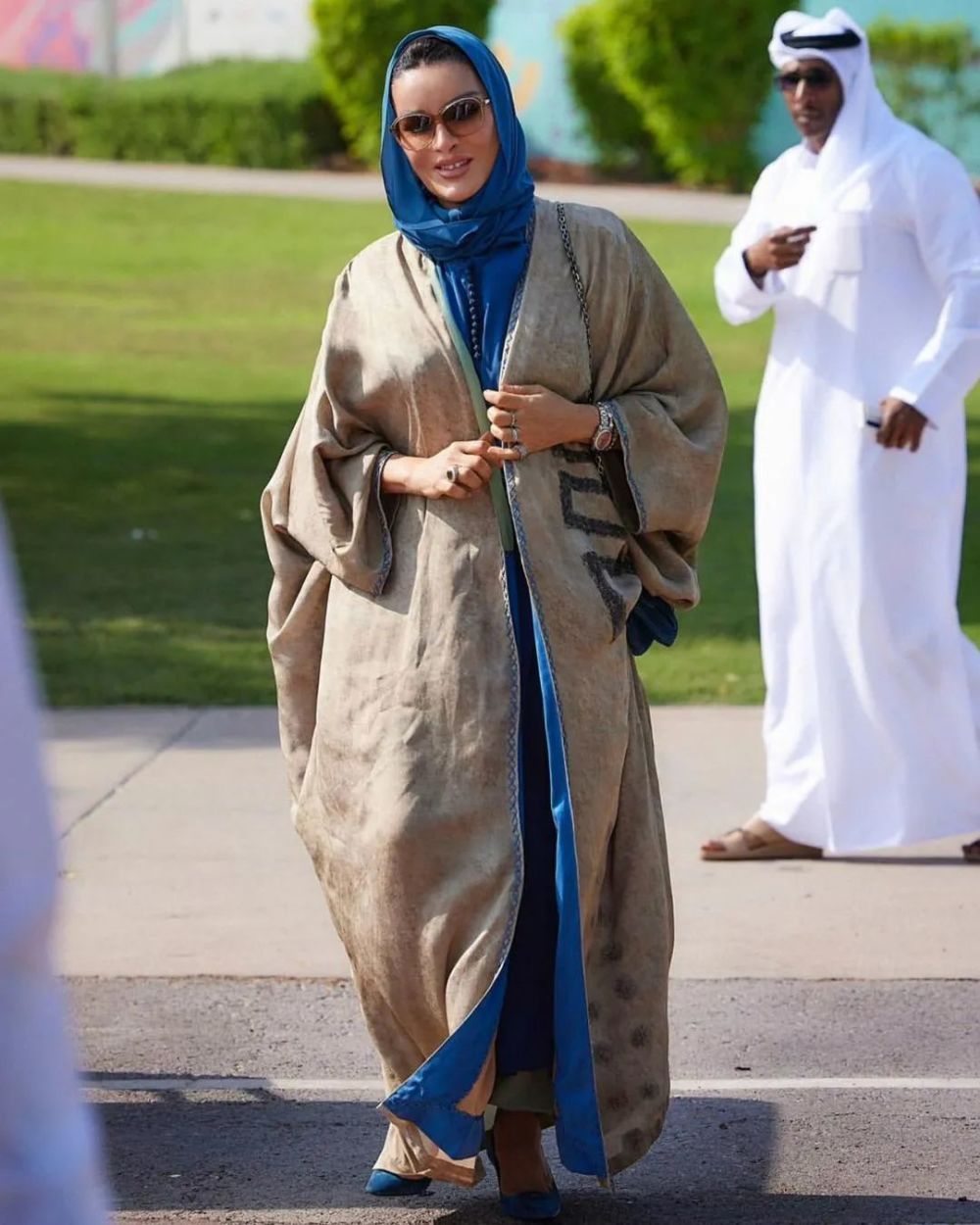 卡塔尔太后亮相开幕式!穿prada戴chaumet,"中东甄嬛"有多壕插图65