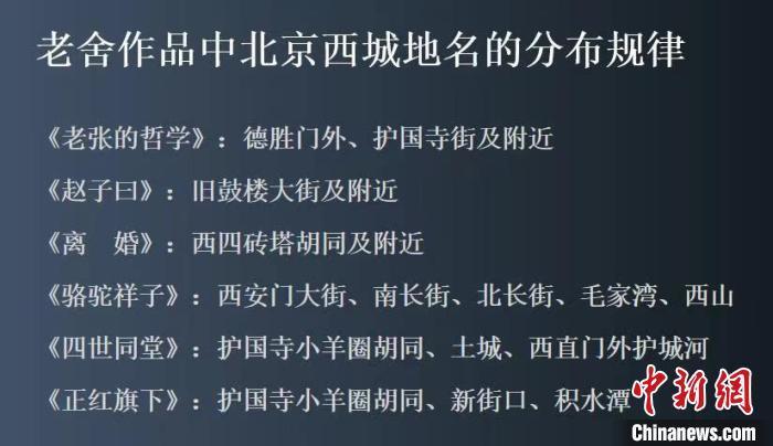 聚焦老舍“透到骨血里”的老北京文化“老舍笔下的西城”论坛在线举办长三角一体化进入