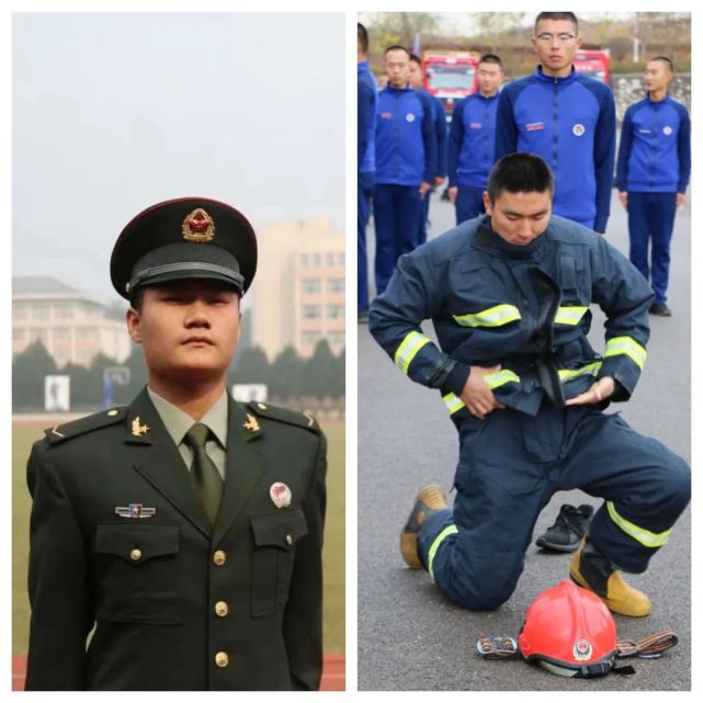 消防武警制服图片