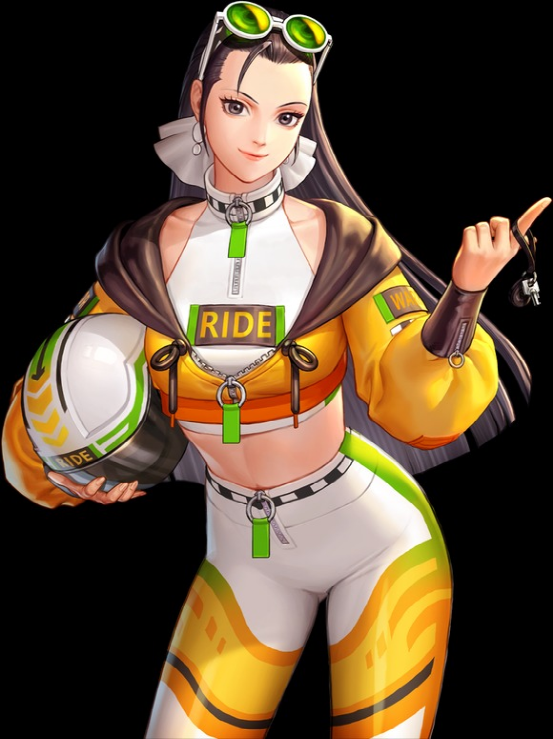 全身包裹难掩性感身材,拳皇最强禁欲系美女,御姐神乐千鹤_腾讯新闻